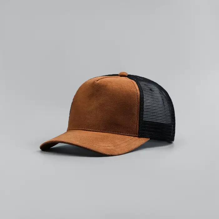 Casquette de Baseball en daim à cinq panneaux avec Logo personnalisé pour hommes et femmes, chapeau 