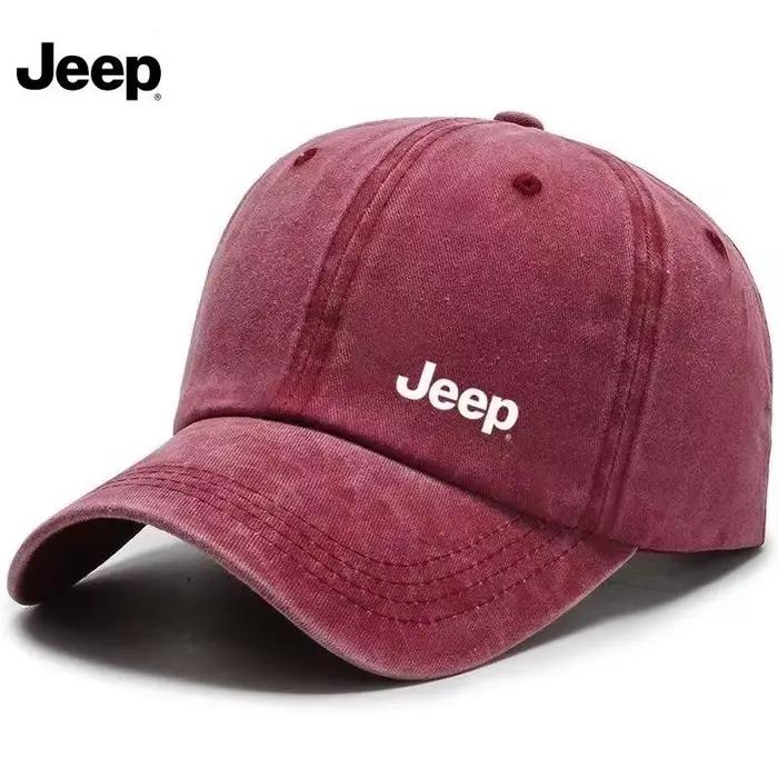 Casquette souple lavable style Jeep, casquette de baseball unisexe, nouvelle casquette polyvalente d