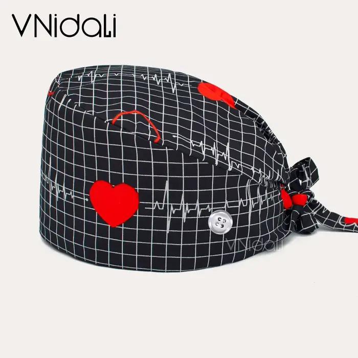 Bonnets de gommage pour dentiste, impression dentaire, chapeau chirurgical pour femmes et hommes, ch
