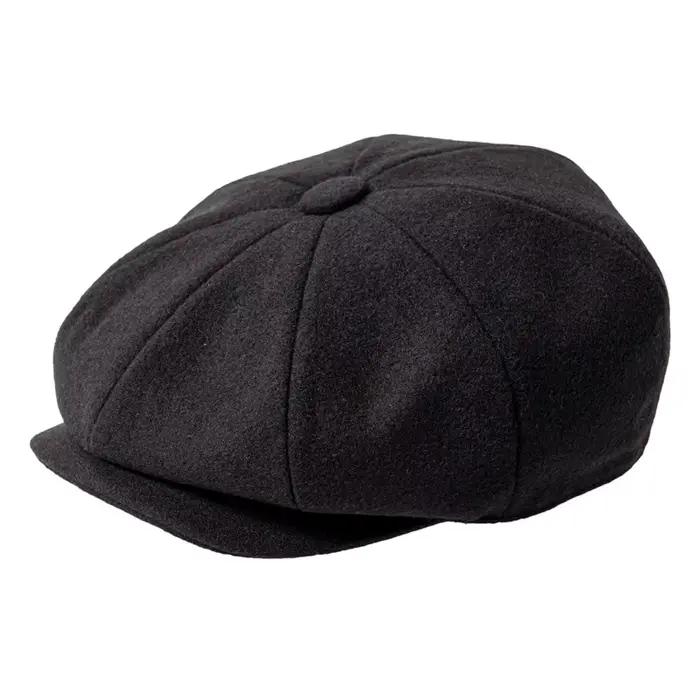 Casquettes de Gavroche Jangoul pour Hommes, Casquette Plate en Mélange de Laine, Chapeau de Conduite