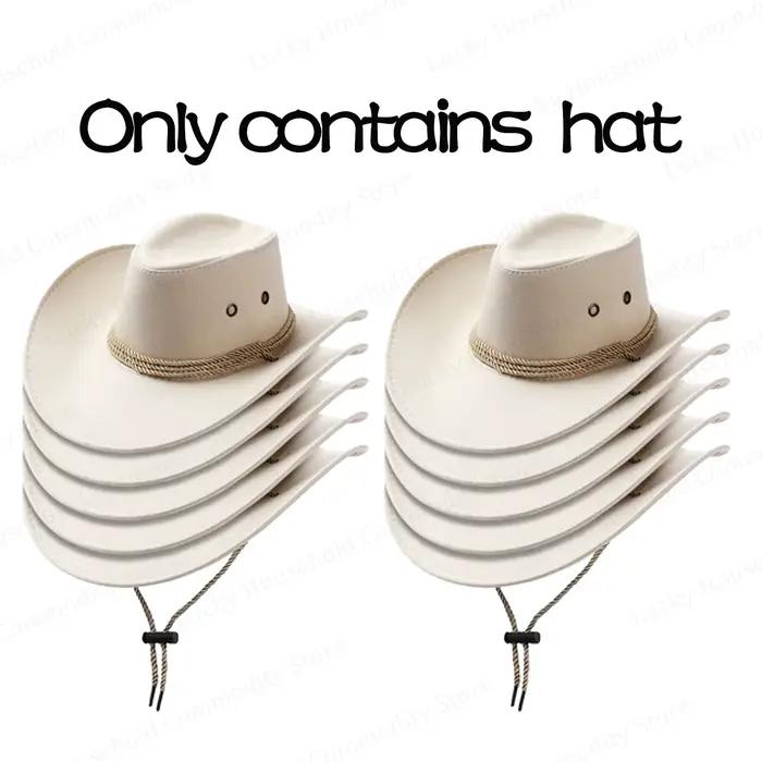 Ensemble de chapeaux et Bandanas de Cowboy, chapeaux de Cowgirl en vrac pour femmes et hommes, fourn