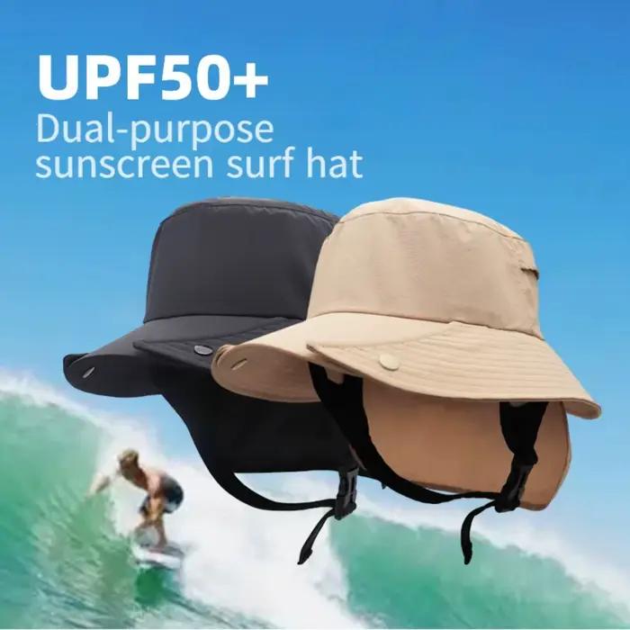 Chapeau de pêcheur pour homme à large bord, style surf, nouveau modèle, respirant, protection solair
