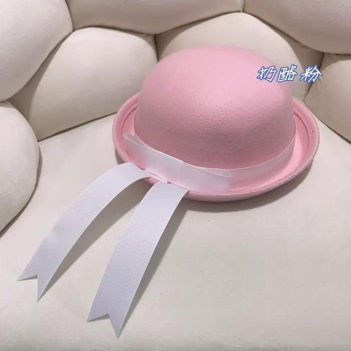 Chapeau en feutre fait main, chapeau parent-enfant, chapeau féminin, chapeau uniforme japonais JK, c