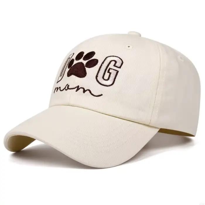 Chapeau brodé pour amoureux des animaux compagnie, casquette Baseball en coton confortable, Design c