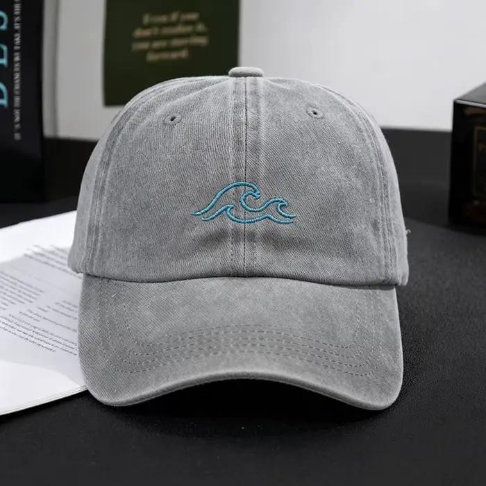 Casquette de baseball brodée effet vieilli, minimaliste, unisexe, rafraîchissante, pour l'été, la pl