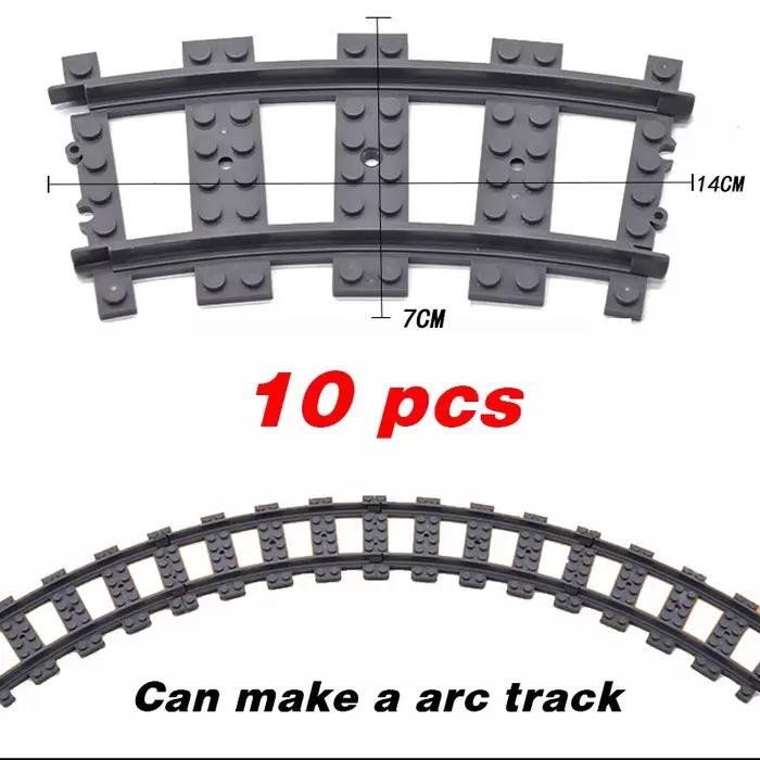 R64.Switch-Train urbain flexible, voies souples, droites et incurvées, construction de nuits, modèle