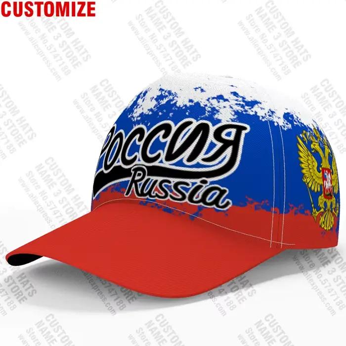 Casquettes de baseball russes avec logo d'équipe personnalisé, chapeau Ru, voyage Rus Moscou Cccp, b