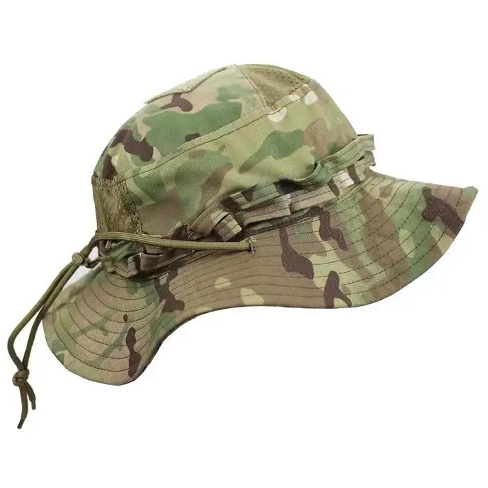 Nouveau 2026 Casquette Bob Camouflage Multicam avec Poche Carrée pour Passionnés de Tactique, Chapea