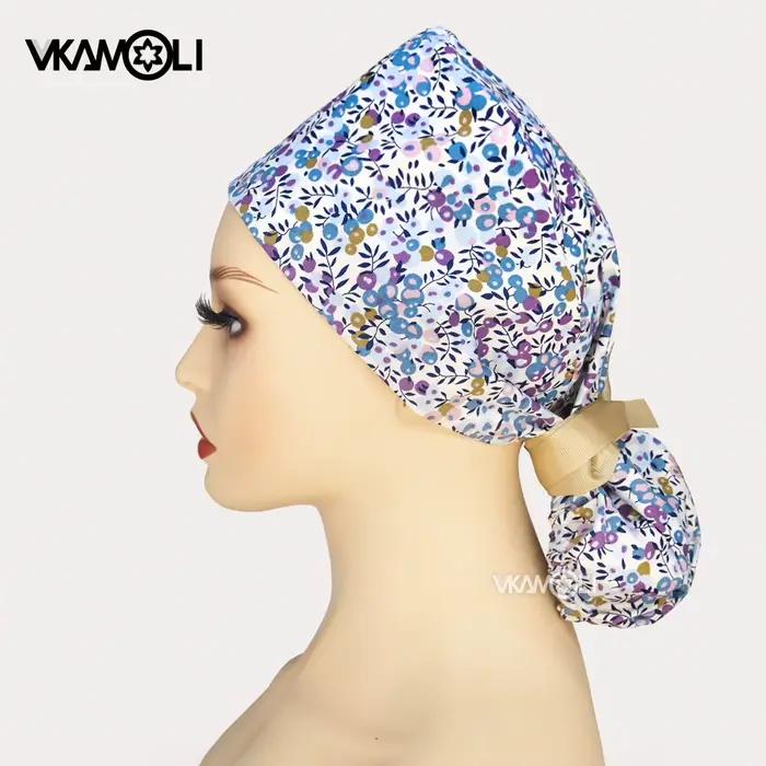 Casquette de travail réglable, chapeau de travail pour cheveux longs, support pour queue de cheval, 