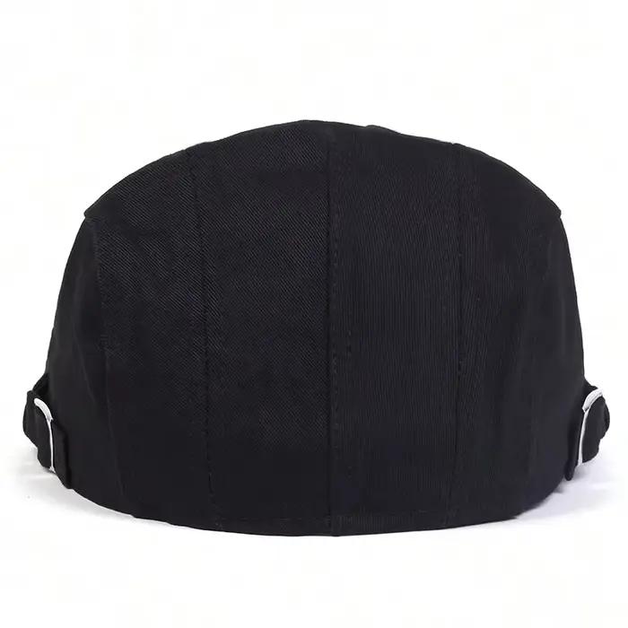Bérets de couleur unie pour hommes, casquette de journal, chapeaux de peintre britannique Hip Hop, c