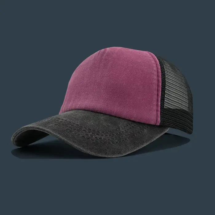 Chapeau de camionneur classique pour hommes et femmes, casquettes de baseball en maille, snapback ré