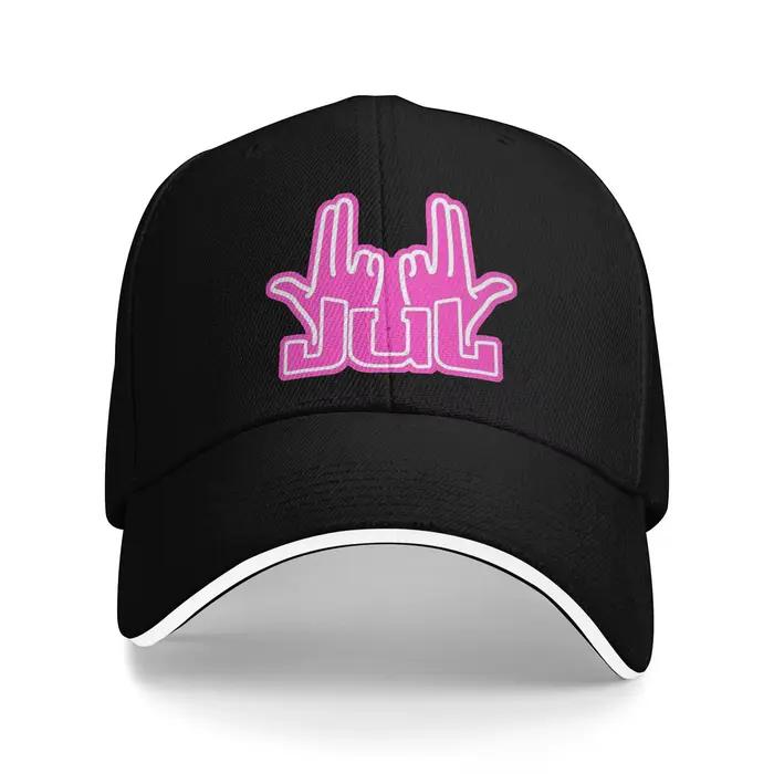 Casquette de baseball réglable unisexe pour homme et femme, style rappeur, avec motif Jul, pour l'ex