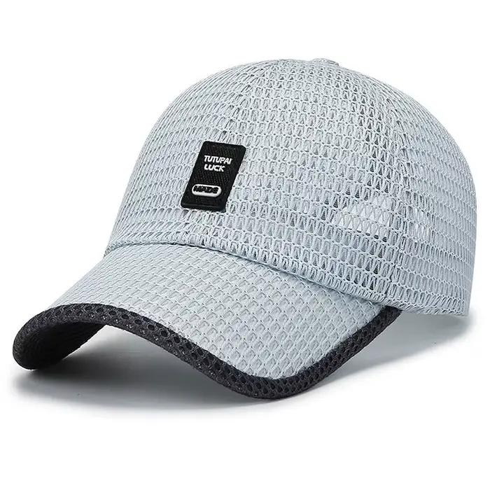 Casquette de baseball en maille respirante pour homme – Idéale pour l'été, la pêche et les activités