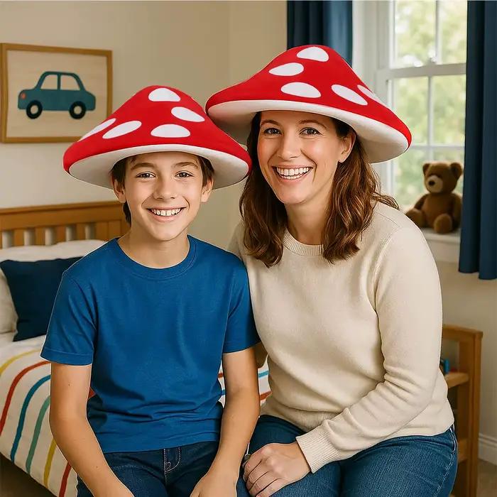 Chapeau champignon casquette drôle accessoire de Cosplay chapeau de fête casquette accessoires d'hal