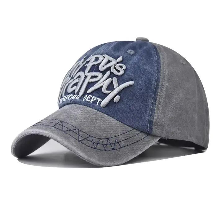 Mode lettres broderie casquette de Baseball chapeaux de relance casquettes Hip Hop hommes casquettes