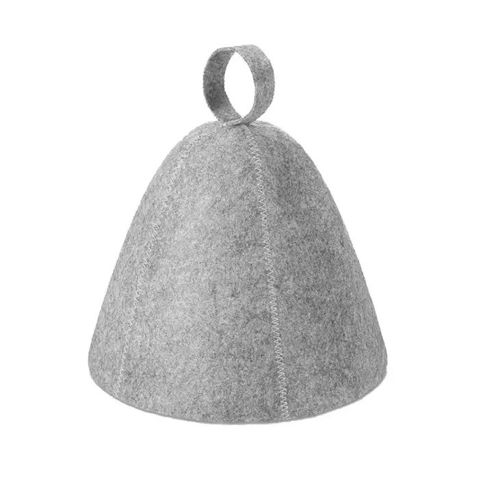 Chapeau de Sauna en laine pour hommes et femmes, 1 pièce, casquette Vaporarium, casquette russe Bany