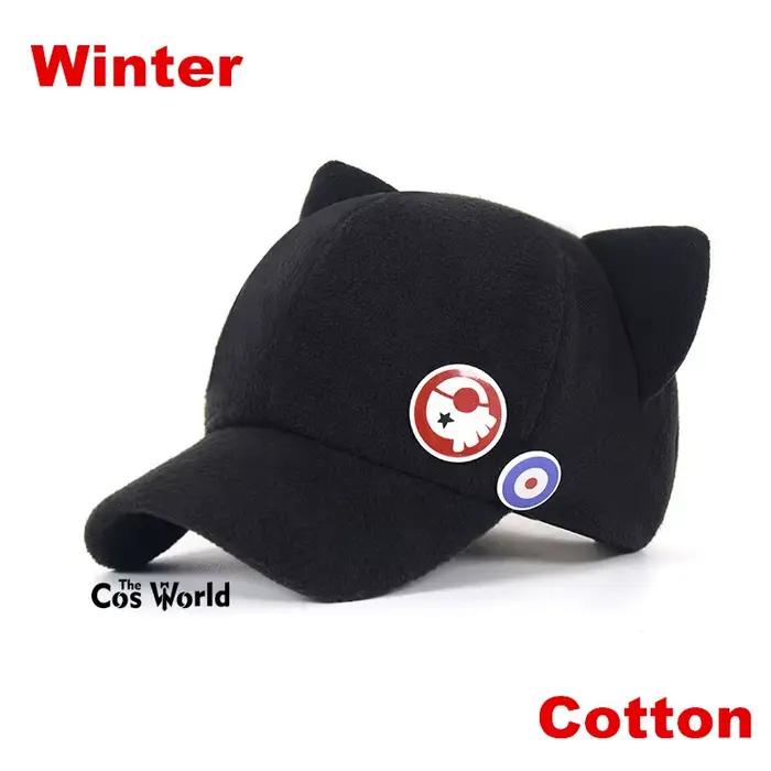 EVA Shikinami Asuka Rangure chat oreille polaire chapeau pic casquette de Baseball Anime Cosplay acc