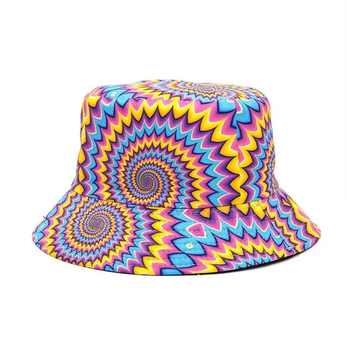 Casquette colorée à motif géométrique pour hommes et femmes, chapeau de soleil imprimé, chapeau de p