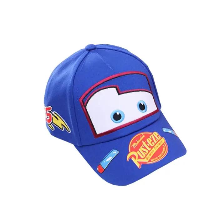 Casquette de baseball pour enfants Lightning McQueen, motif voitures de dessin animé mignonnes, prot