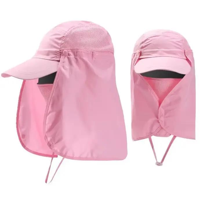 Chapeau de protection solaire pour hommes et femmes, protection du visage, protection UV, chapeau de