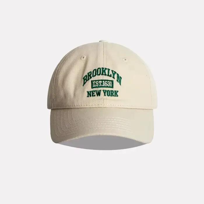 Casquette de baseball brodée de lettres pour hommes et femmes, chapeau Snapback unisexe, crème solai