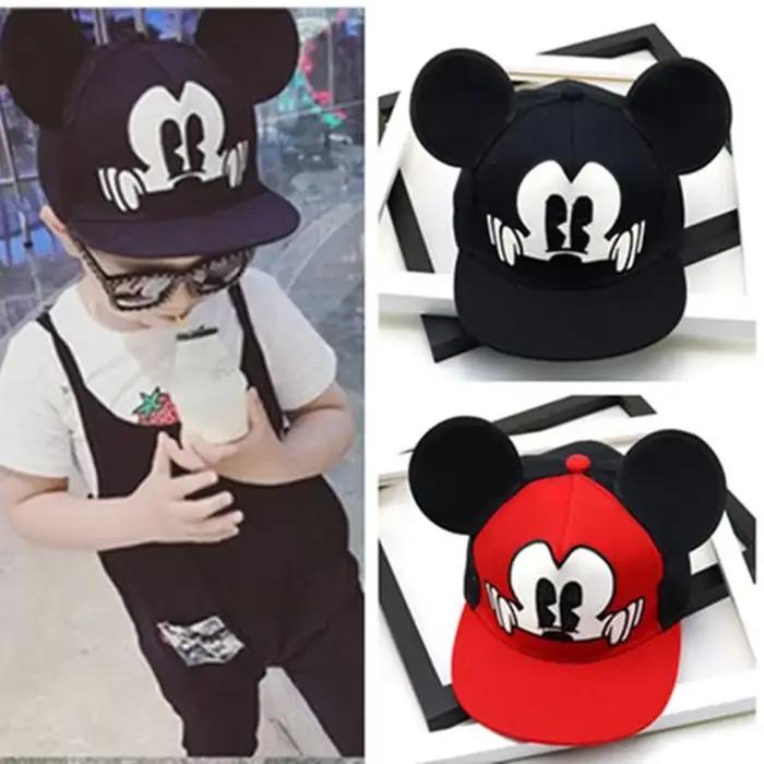 Casquette Mickey Mouse pour enfants, jolie casquette de Baseball avec dessin animé pour filles et ga