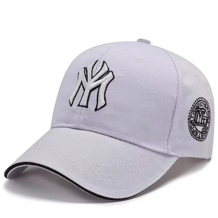 Chapeaux quatre saisons pour hommes, tendance, noir, rétro, brooklyn, lettre brodée, Baseball, coton
