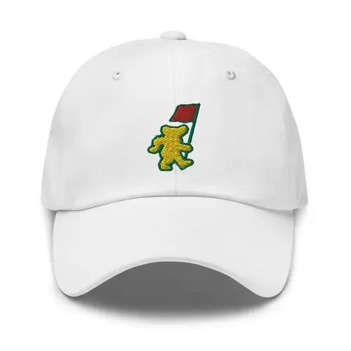 Casquette Grateful Dead Dancing Bear Dad Augusta Golf blanc