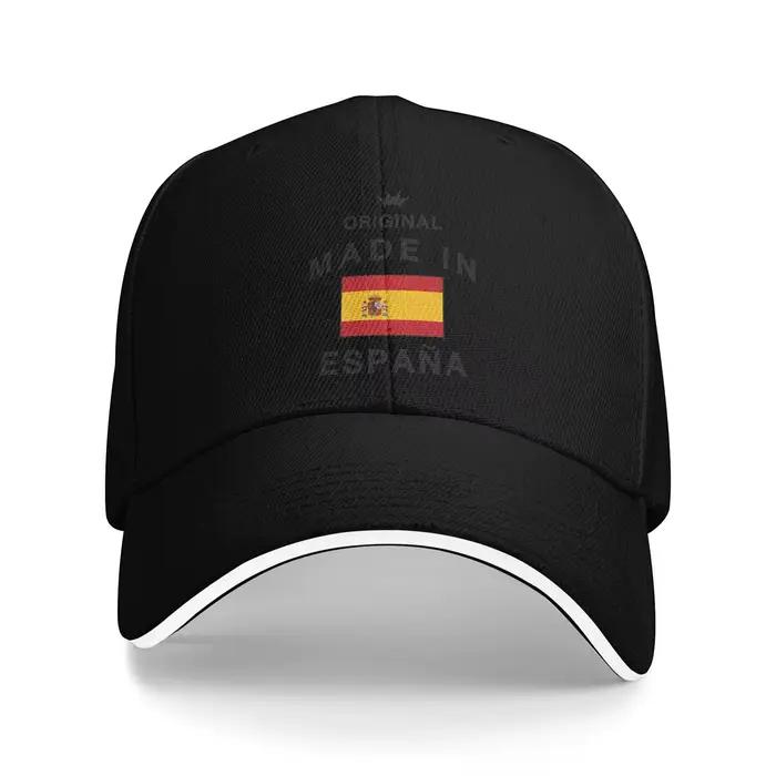 Casquette de baseball drapeau espagnol, style trucker, tendance, pour l'été, pour couple, femme, ext