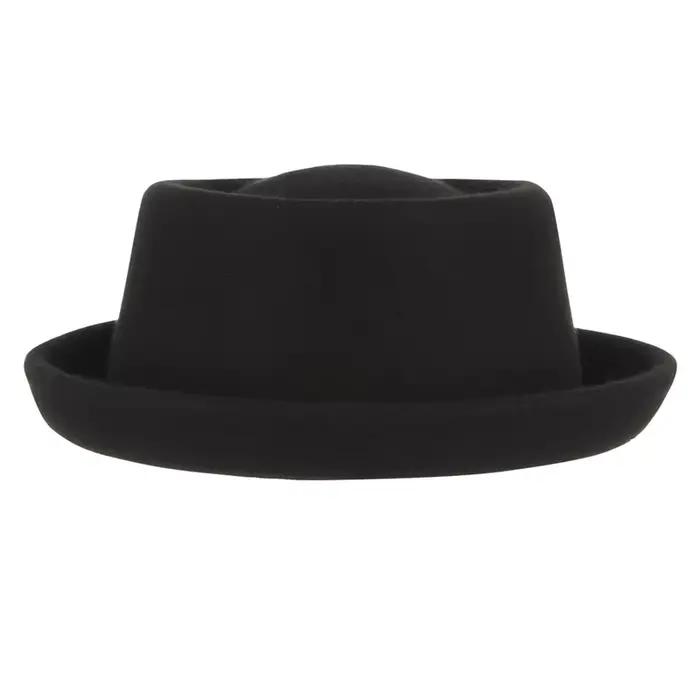 Chapeau Fedora 100% laine pour tarte de porc, pour femmes et hommes, automne et hiver, chapeau de po