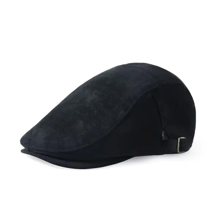 Casquette polaire en peau de cerf ins, béret léger, tendance pour hommes et femmes, visière à la mod