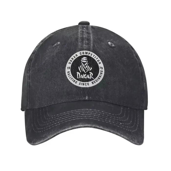 Casquette de baseball classique D-Dakares Off Road Racing 1979 unisexe, effet vieilli, lavée, à ferm