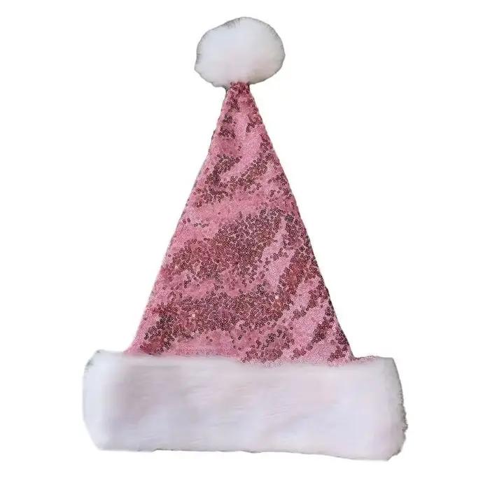 31BB Chapeaux Noël à blocs couleurs pour célébrations vacances, accessoires festival, chapeau à pail