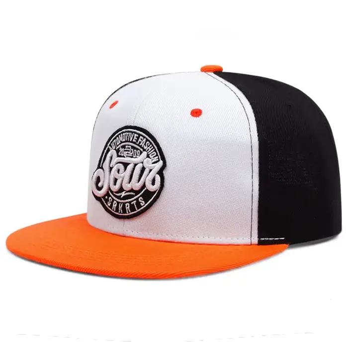 SOWT Logo circulaire lettre icône couleur créative bloquée bord plat chapeau mode HipHop chapeau de 