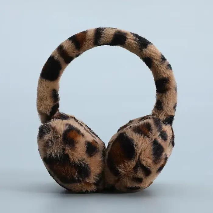 Mode hiver cache-oreilles pour femmes filles fausse fourrure mignon cache-oreilles moelleux cache-or
