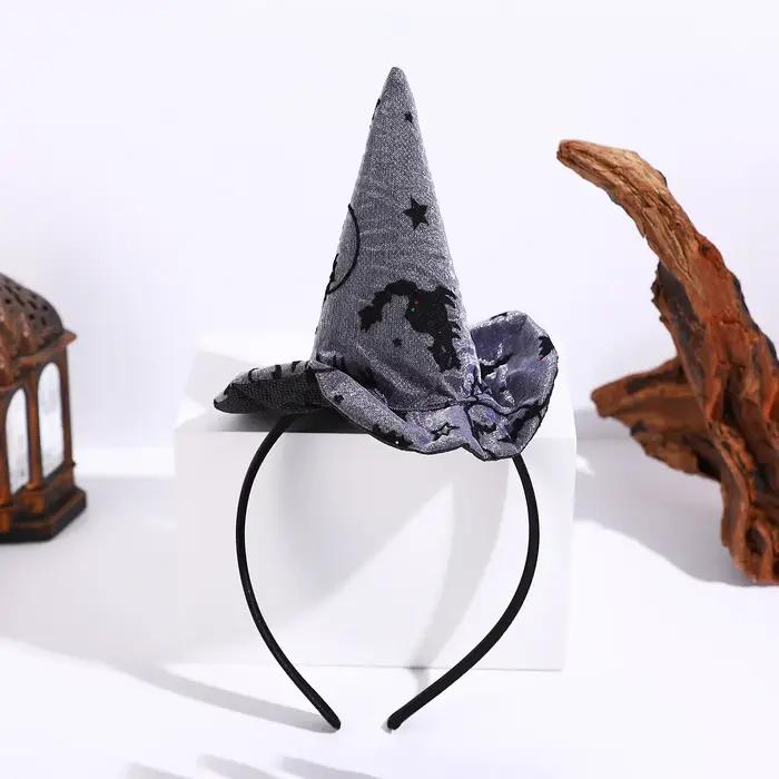 Festival d'Halloween drôle chapeau haut-de-forme bandeau fête vacances décorations DIY pour enfants 