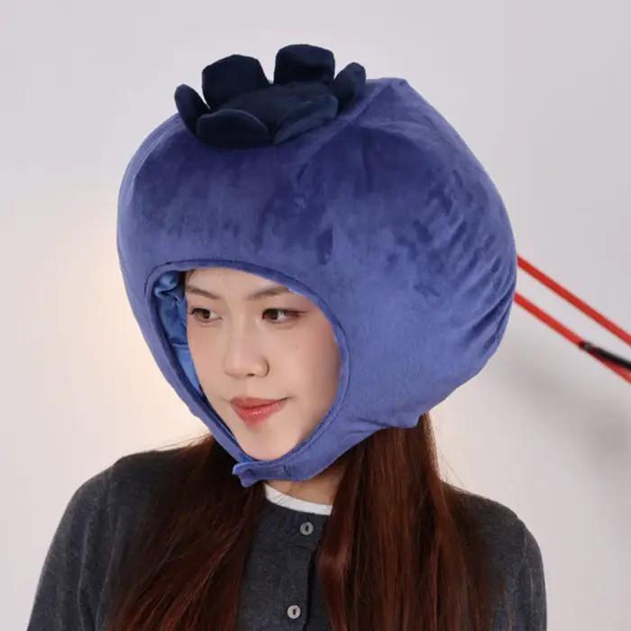 Chapeau couvre-chef en myrtille, mignon couvre-chef léger en fruits pour Halloween pour les vacances
