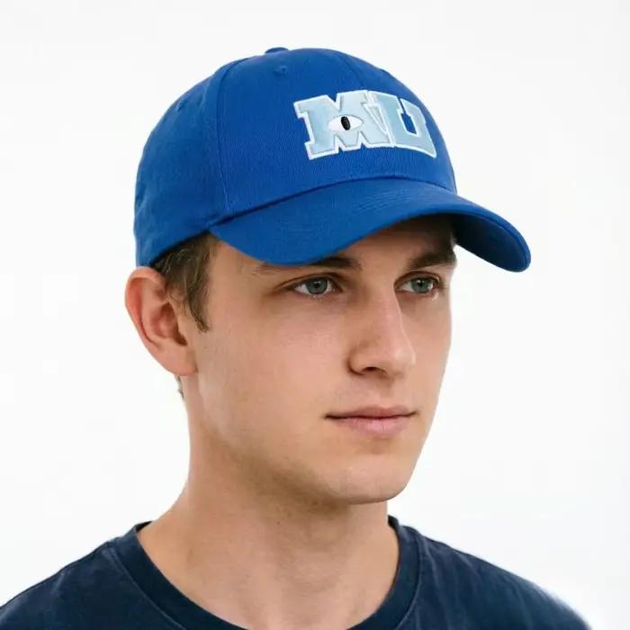 Casquette de baseball Pixar Monster University MU pour hommes et femmes, casquette snapback en coton