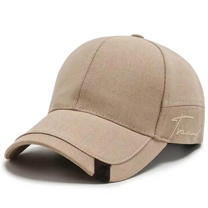 Chapeau hommes marée parasol casquette coréen hommes chapeau de soleil noir Ins Tide Simple décontra