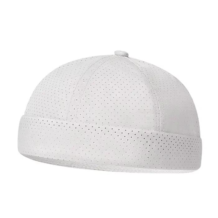Bonnet pour homme sans visière, style Docker, respirant, à séchage rapide, en maille