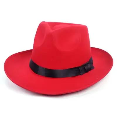 Chapeau Fedora rétro chapeau haut-de-forme britannique jazz chapeau mâle Michael Jackson chapeau aut