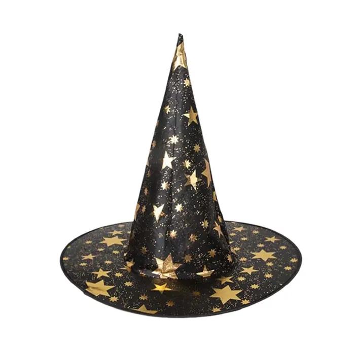 Chapeau de sorcière d'halloween, chapeaux de magicien pour adultes et enfants, mascarade, Costume de