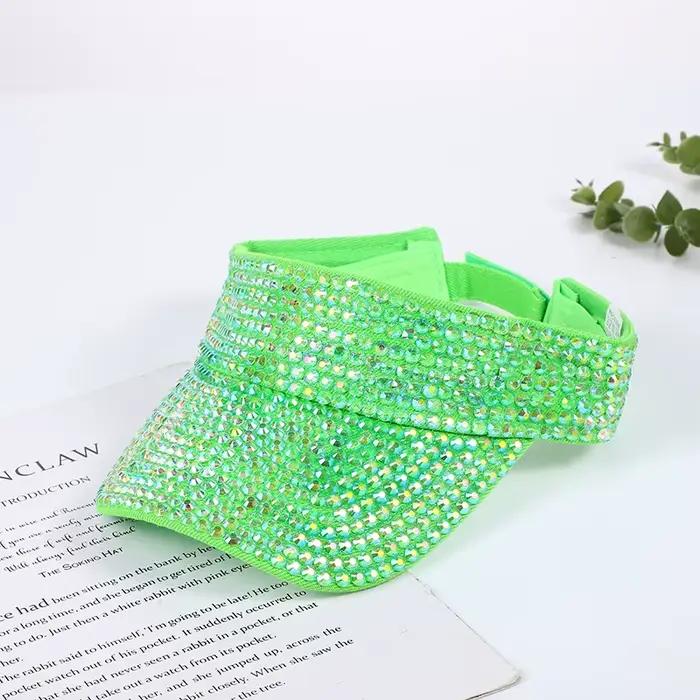 À la mode vide haut chapeau d'été diamant chapeau diamant chapeau à la mode marque polyvalent haut-d