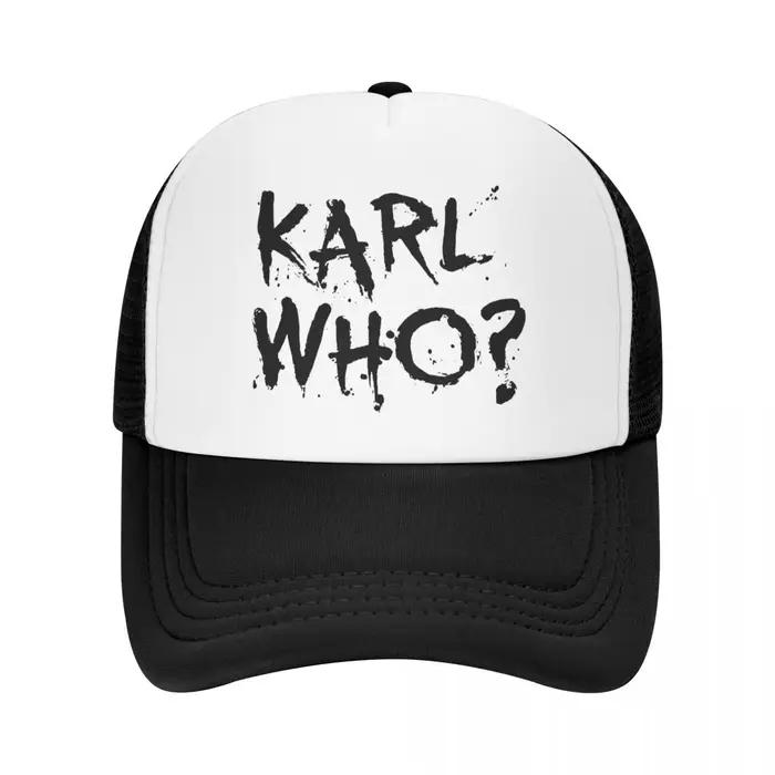Casquette de Baseball Karl Who personnalisée, chapeau de camionneur réglable pour hommes et femmes, 