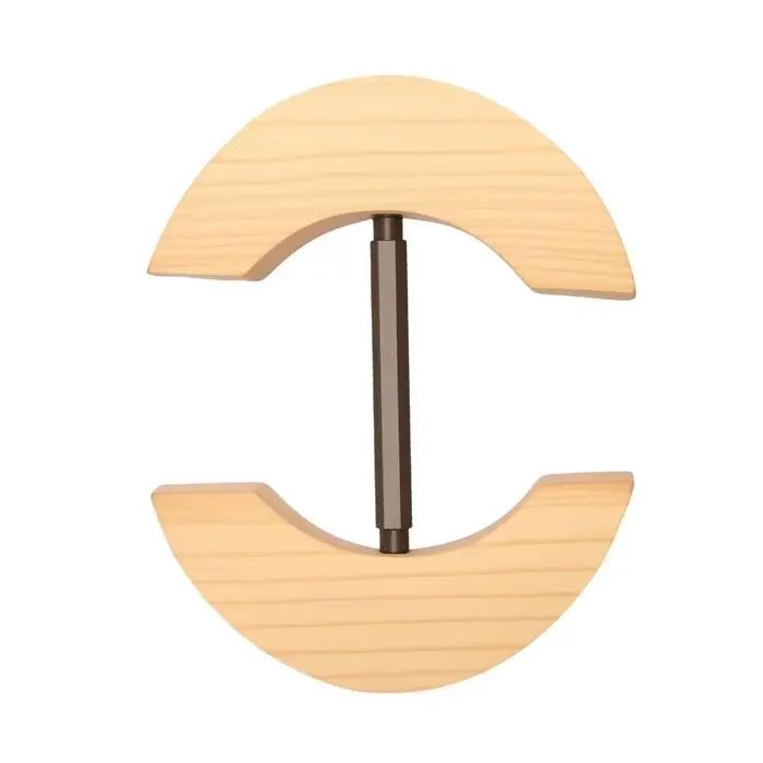 Support de chapeau compact et portable en bois, réglable et léger, pour casquettes de cowboy et de b