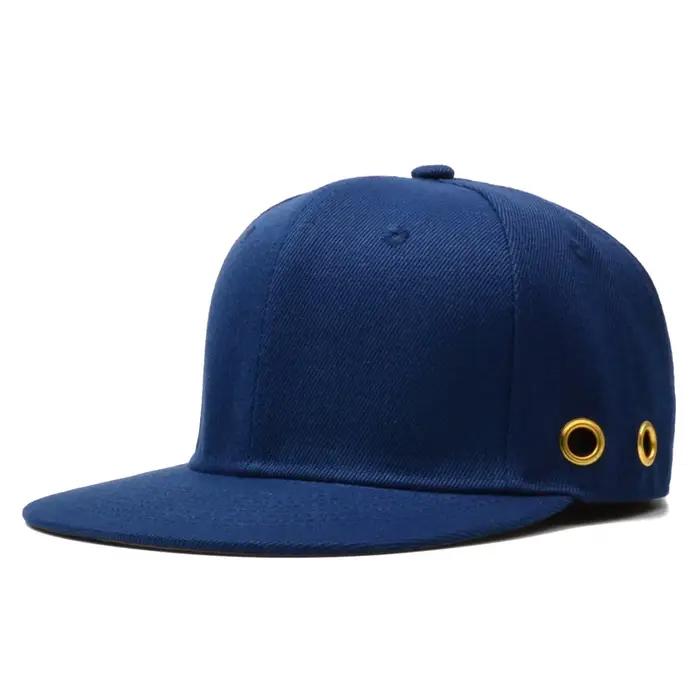 Hip Hop solide noir Snapbacks pour hommes femmes soleil extérieur Snapback chapeaux taille réglable 