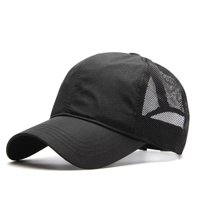 Casquette de Baseball grande tête pour hommes, grande taille, tissu fin d'été, chapeau de soleil en 