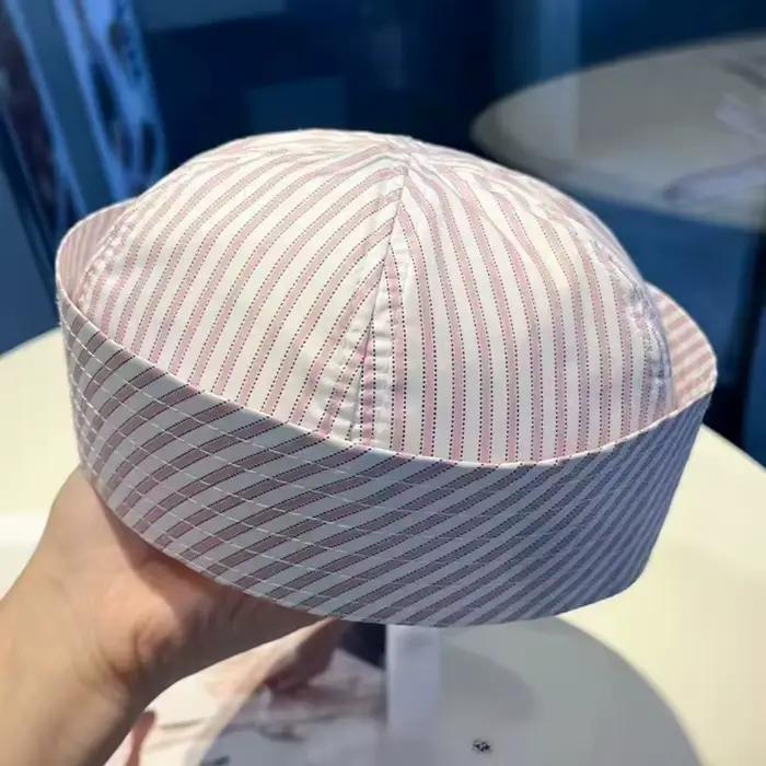 Chapeau de marin Cosplay à rayures à la mode, polyvalent, respirant, confortable, chapeau de Perform