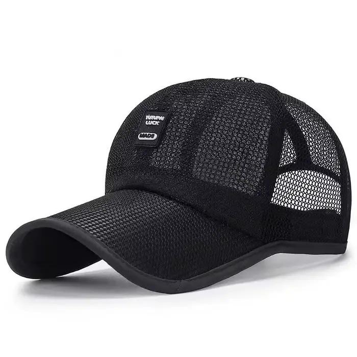 Casquette de baseball en maille respirante pour homme, idéale pour l'été, le pêche en extérieur, sty
