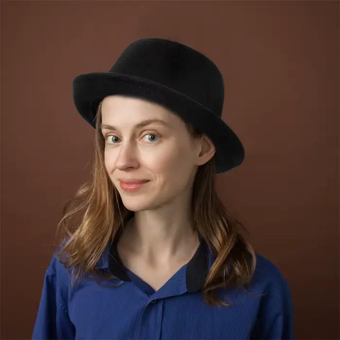 Chapeau Fedora 100% laine pour tarte de porc, pour femmes et hommes, automne et hiver, chapeau de po